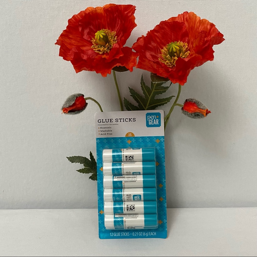 pen+GEAR 12ct washable glue sticks, NWT